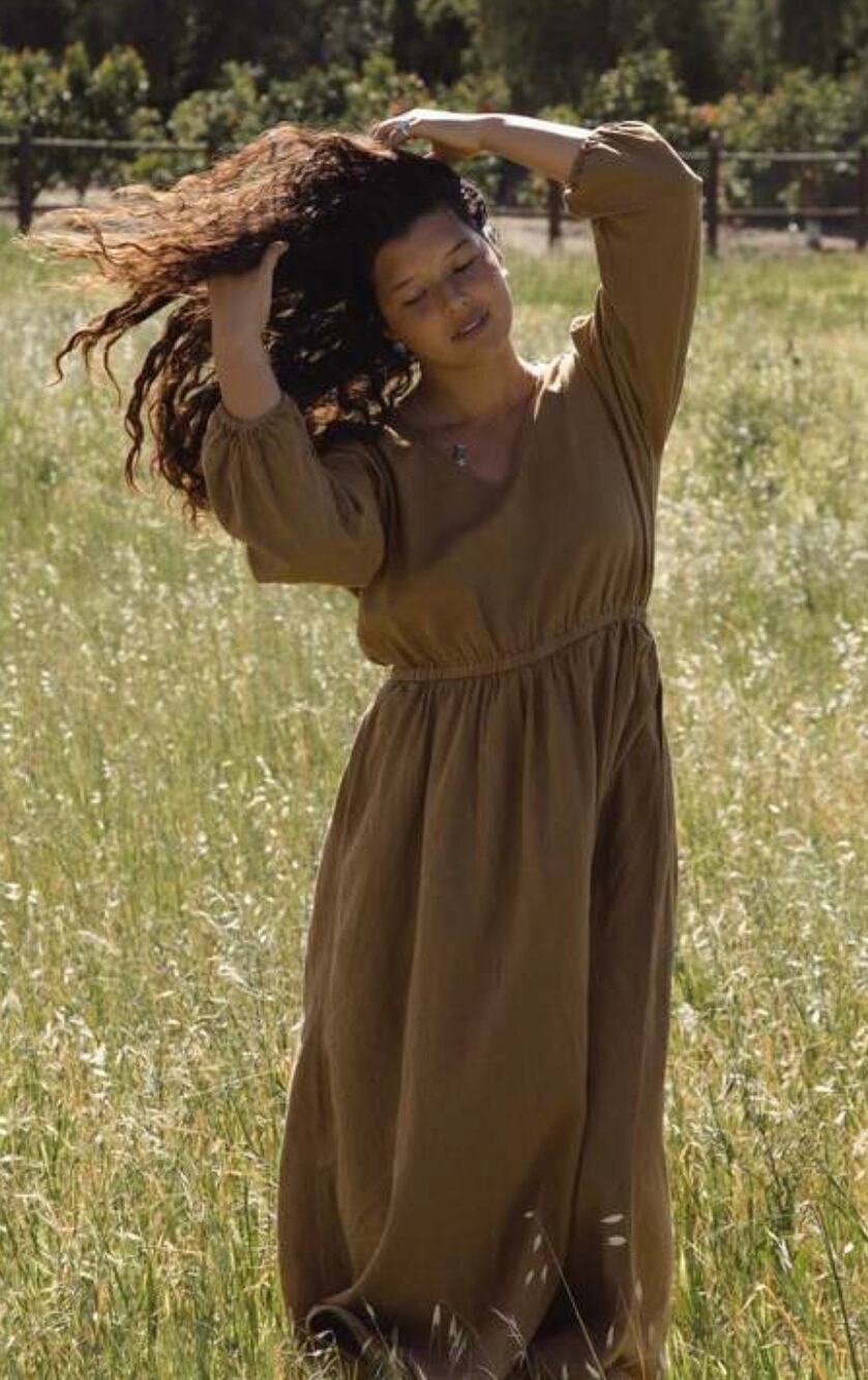 LONGWAY Pfeiffer Dress in Khaki Size XS